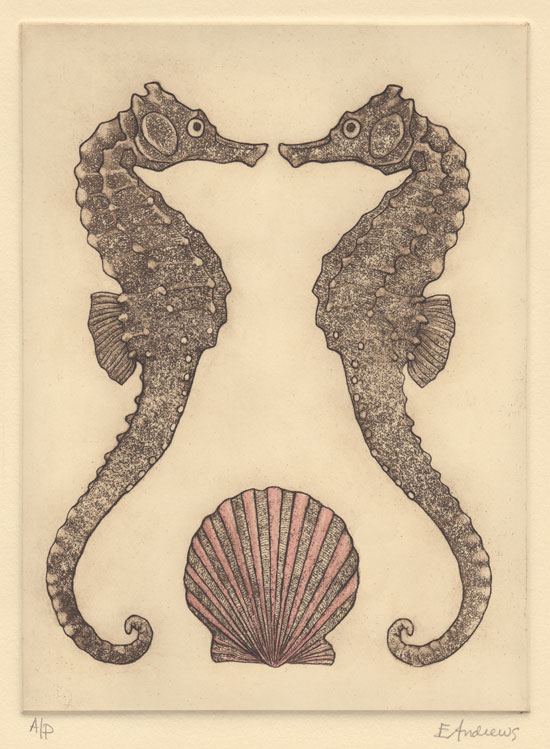 Seahorses with Shell