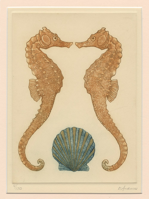 Seahorses with Shell